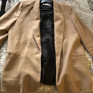 Zara Oversized Blazer (Tan/Beige) Size XL